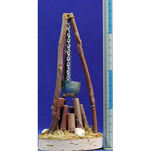 Fogata a pila 8x16 cm madera