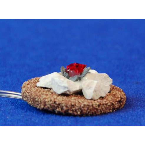 Fogata amb portapila 4x1,5 cm fusta