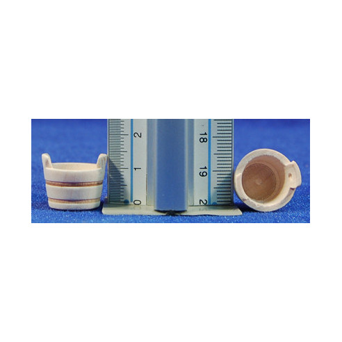 Barreño con asas diámetro 1,8 cm madera