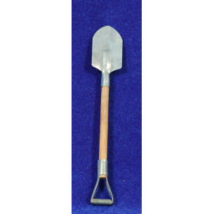Pala rotonda 12 cm legno e metalo