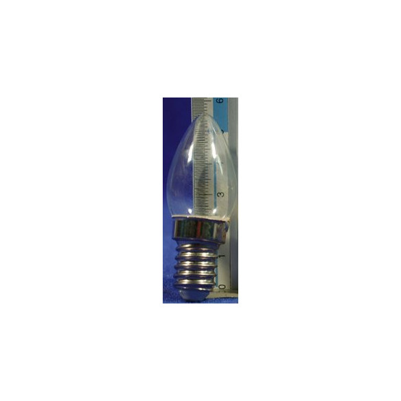 Lampada led bianca E14 6cm cristallo