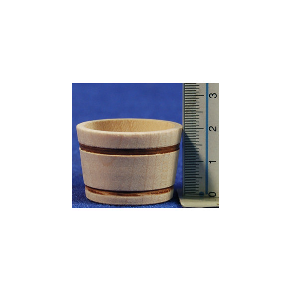 Barreño diámetro 3,2 cm madera