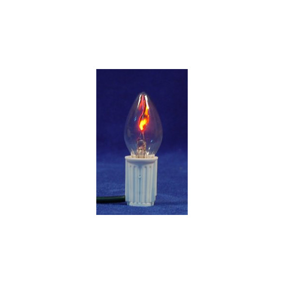 Fire effect ligth E12 5 cm glass
