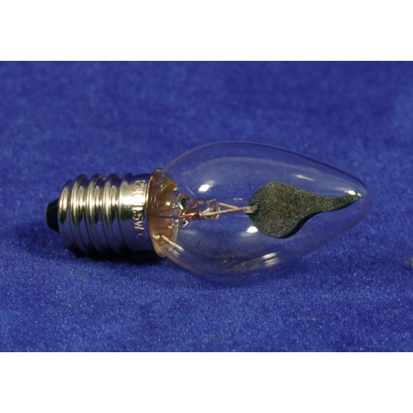 Lampada effetto fiamma E14 5 cm cristallo