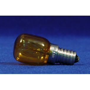 Lampada E14 gialla 5 cm cristallo