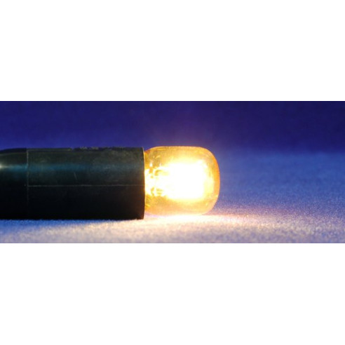 Bulb E14 yellow 5 cm glass