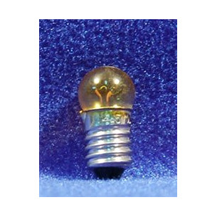 Bombilla amarilla E10 2 cm cristal