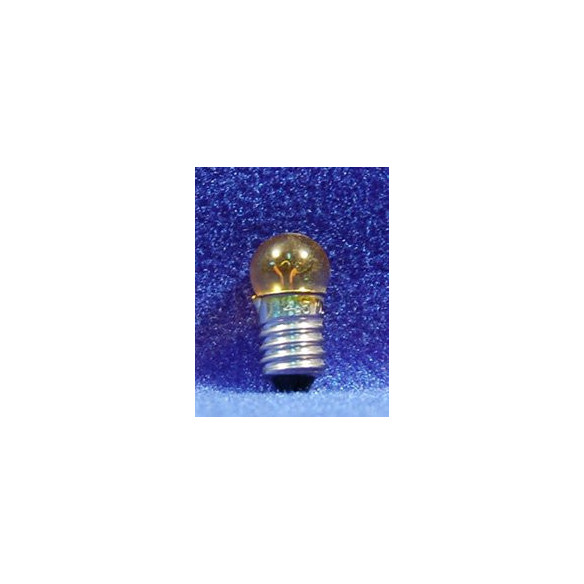 Bombilla amarilla E10 2 cm cristal