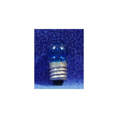 Bulb blue E10 2 cm glass