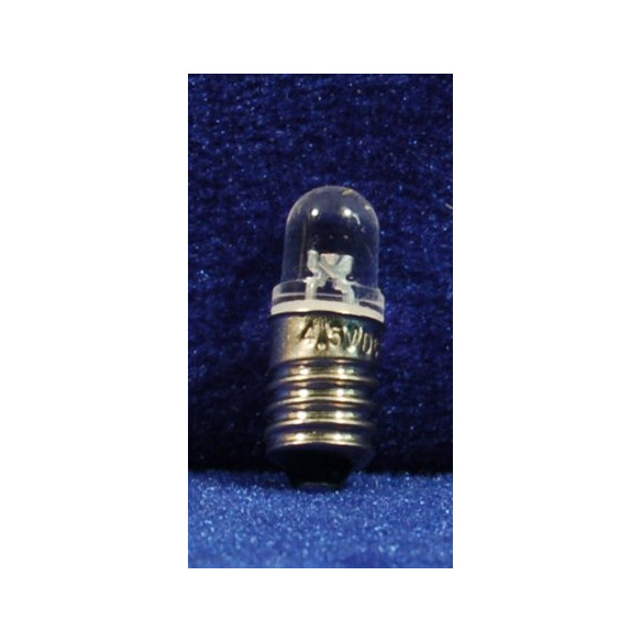 Bulb E10 led 2 cm glass