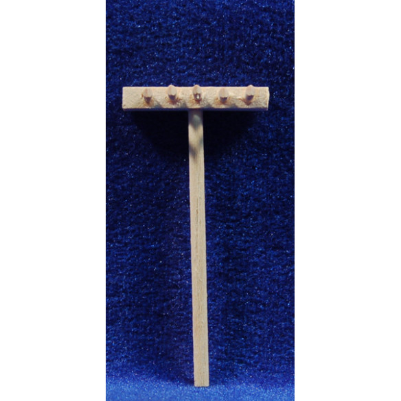 Rake 6 cm wood
