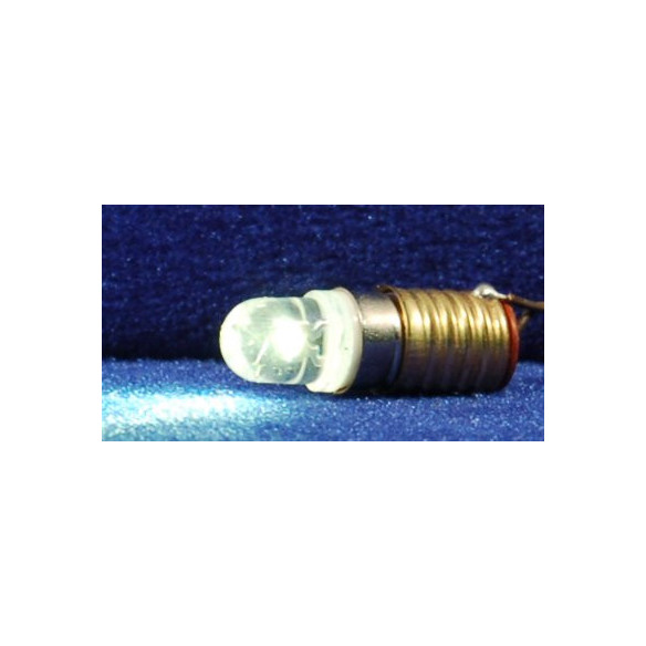 Bulb E10 led 2 cm glass