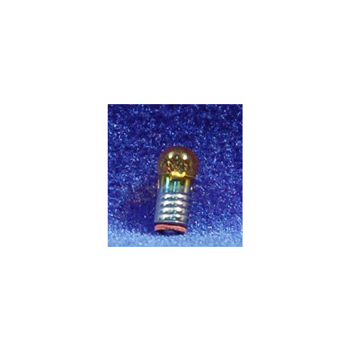 Bombeta E5,5 groga 1 cm vidre