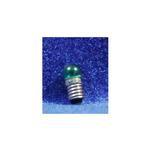 Bombeta E5,5 verda 1 cm vidre