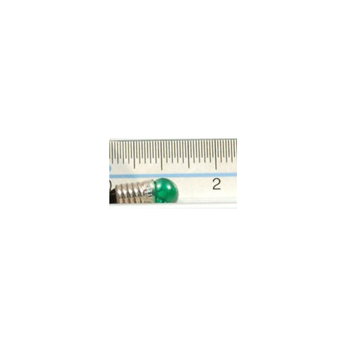 Bombeta E5,5 verda 1 cm vidre