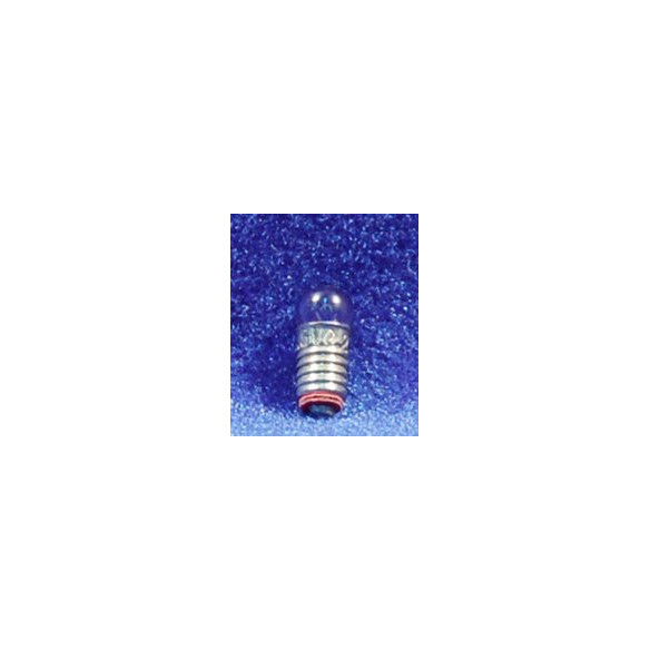 Bombilla E5,5 azul 1 cm cristal