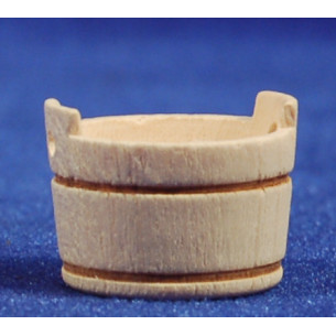 Barreño con asas diámetro 2,5 cm madera