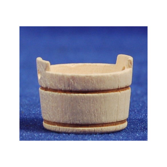 Barreño con asas diámetro 2,5 cm madera