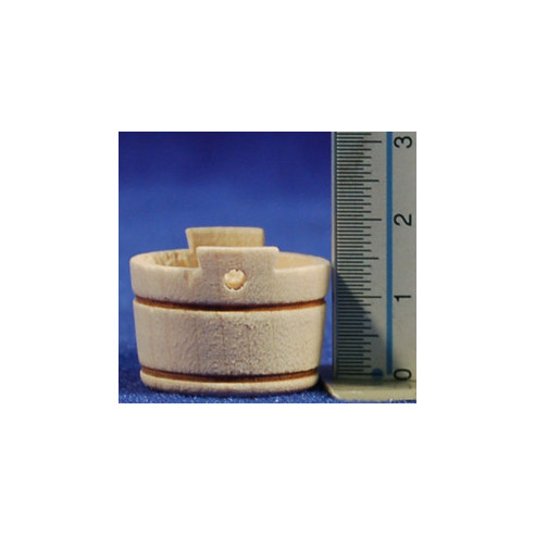 Bucket with lug diameter 2,5  cm wood