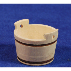 Cubell amb nanses diàmetre 4,5 cm fusta