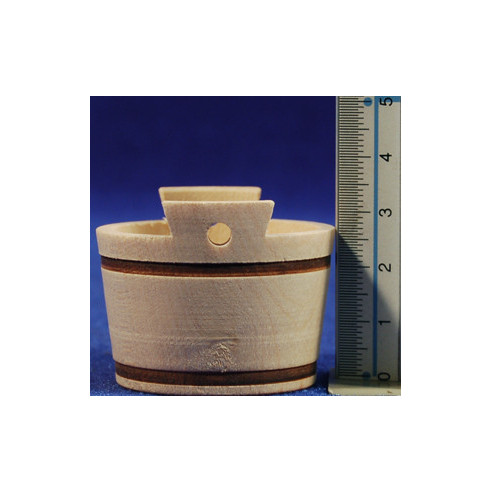 Bucket with lug diameter 4,5  cm wood