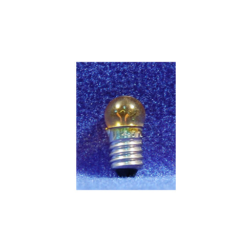 Bombilla amarilla E10 2 cm cristal