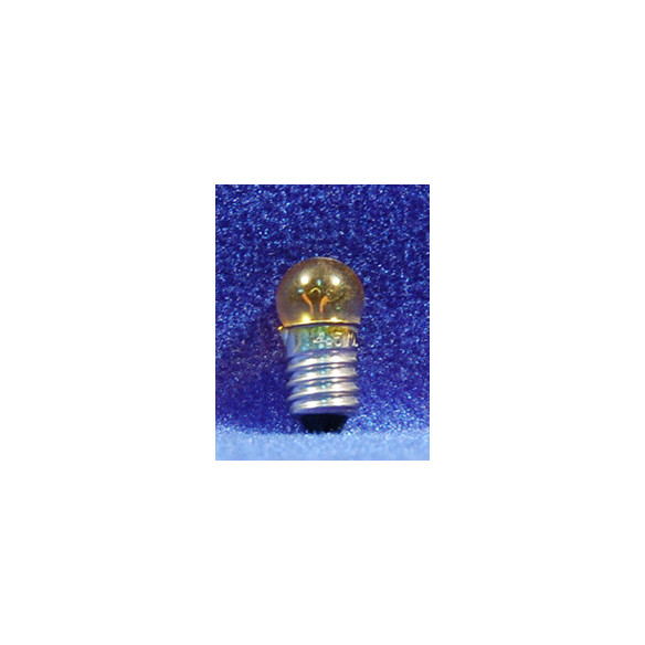 Bombilla amarilla E10 2 cm cristal