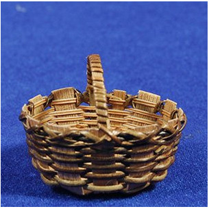 Basket one handle oval 7 cm wicker