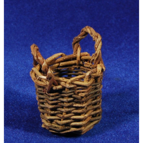Basket two handle 6 cm wicker