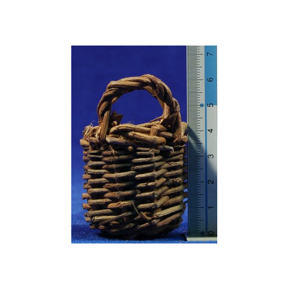 Basket two handle 6 cm wicker