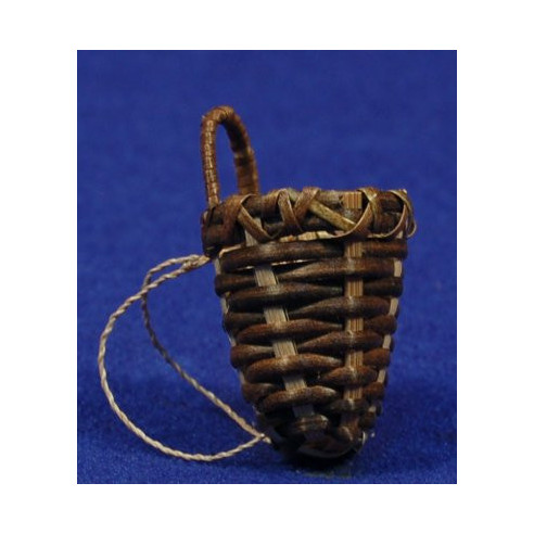 Cesto porta uvas con correas 4 cm mimbre