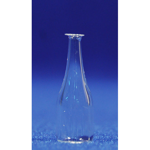 Bottle transparent 3 cm glass