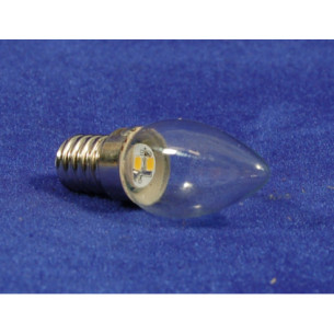 White led light E14 6 cm glass