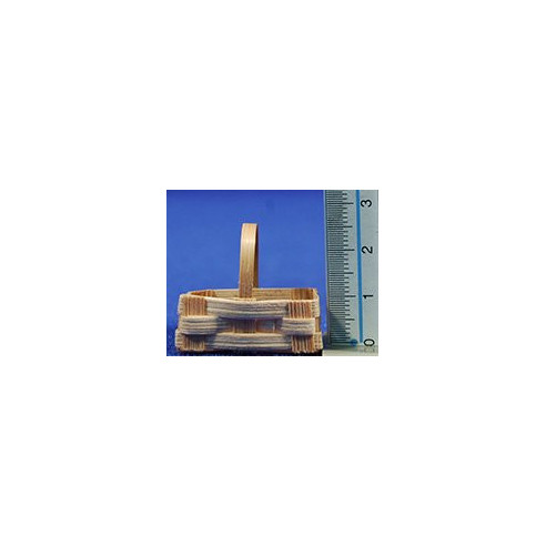 Cesto plano con asas 3 cm mimbre