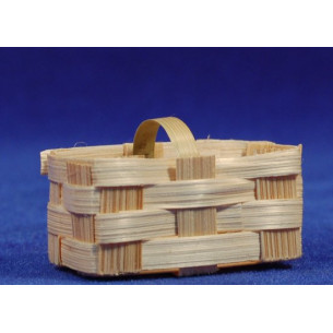 Basket plan with handles 5,5 cm wicker