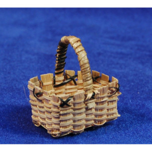 Basket plan with handles 4-5 cm wicker
