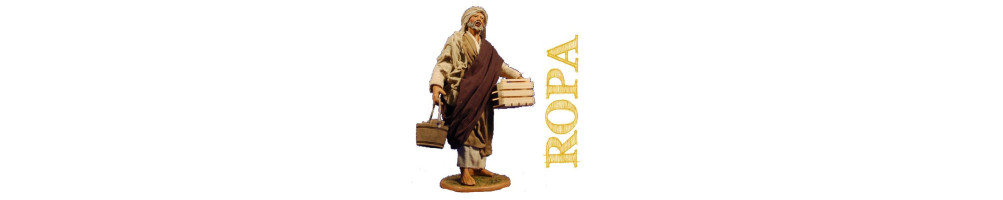 Figure di terracota con i vestiti 14 cm