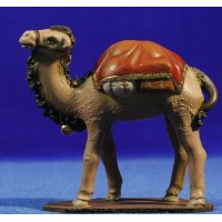 Camello de pie 9 cm barro pintado Figuralia