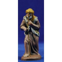 Pastor 9 cm barro pintado Figuralia