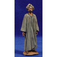 Pastor con túnica 12 cm pasta cerámica Hermanos Cerrada