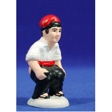 Caganer catalan 10 cm barro pintado