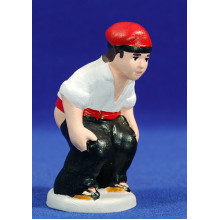 Caganer catalan 12 cm barro pintado