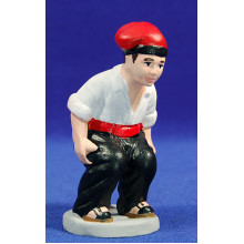 Caganer catalan 14 cm barro pintado