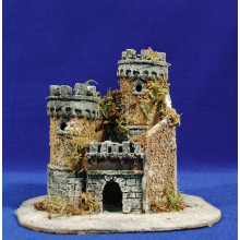 Castillo 20 cm corcho-resina