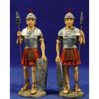 Pareja soldados romanos 15 cm resina