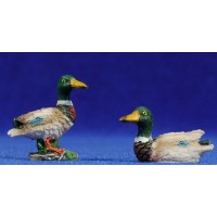 Pato color 8-10 cm resina Belenes Puig