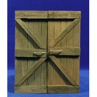 Puerta cuadrada 18x14 cm madera