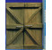 Puerta cuadrada 18x14 cm madera