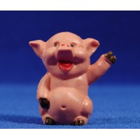 Cerdo moderno de pie 8 cm plástico Belenes Puig