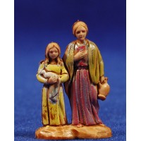 Pastora con niña 3,5 cm plástico Moranduzzo - Landi estilo 700